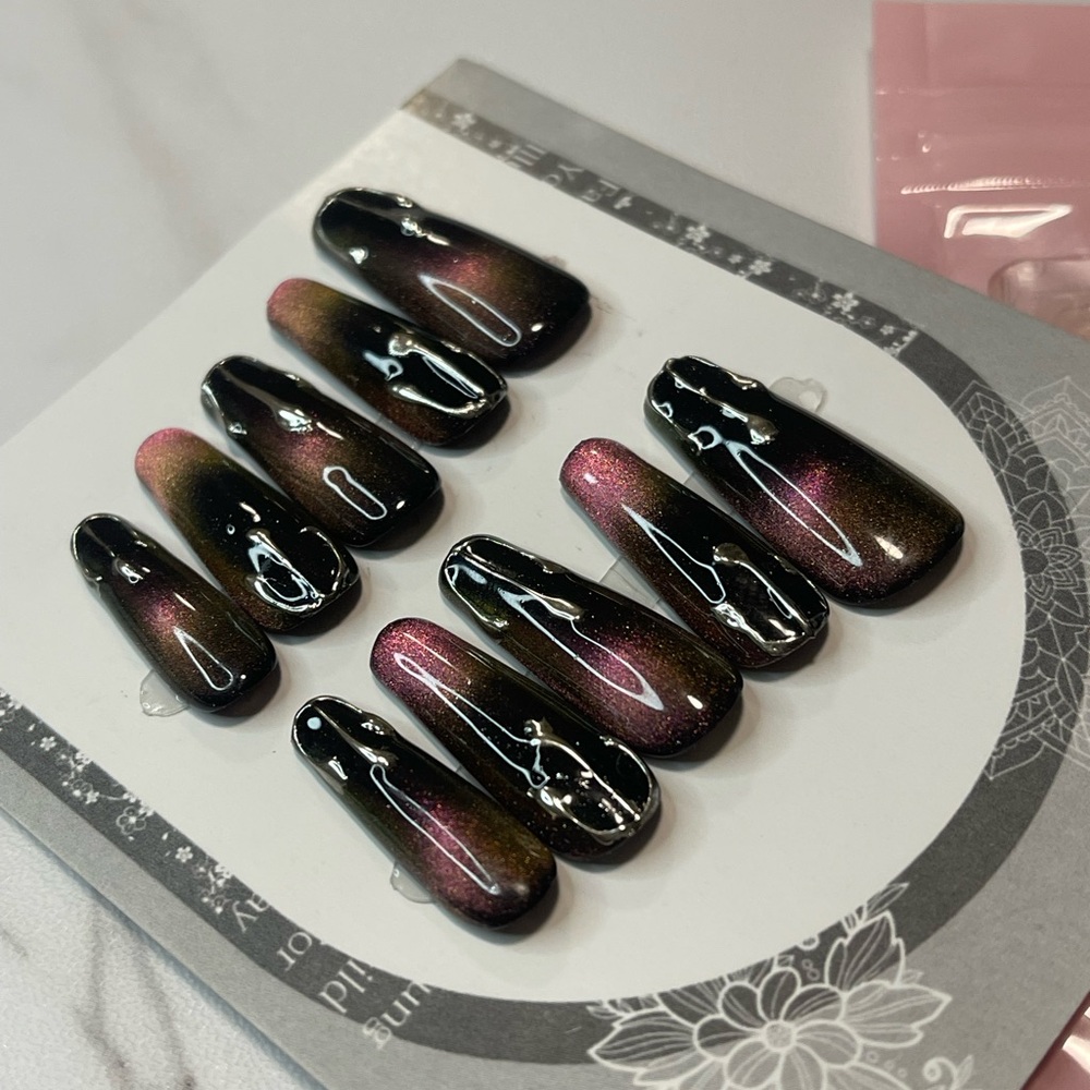 Reusable press on nails